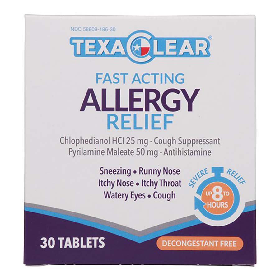 TexaClear Allergy Relief Tablets Shop Sinus & Allergy at HEB