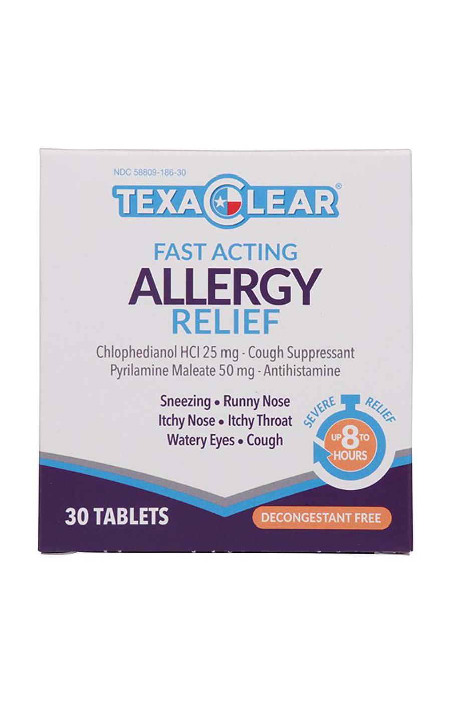 TexaClear Allergy Relief Tablets; image 1 of 6