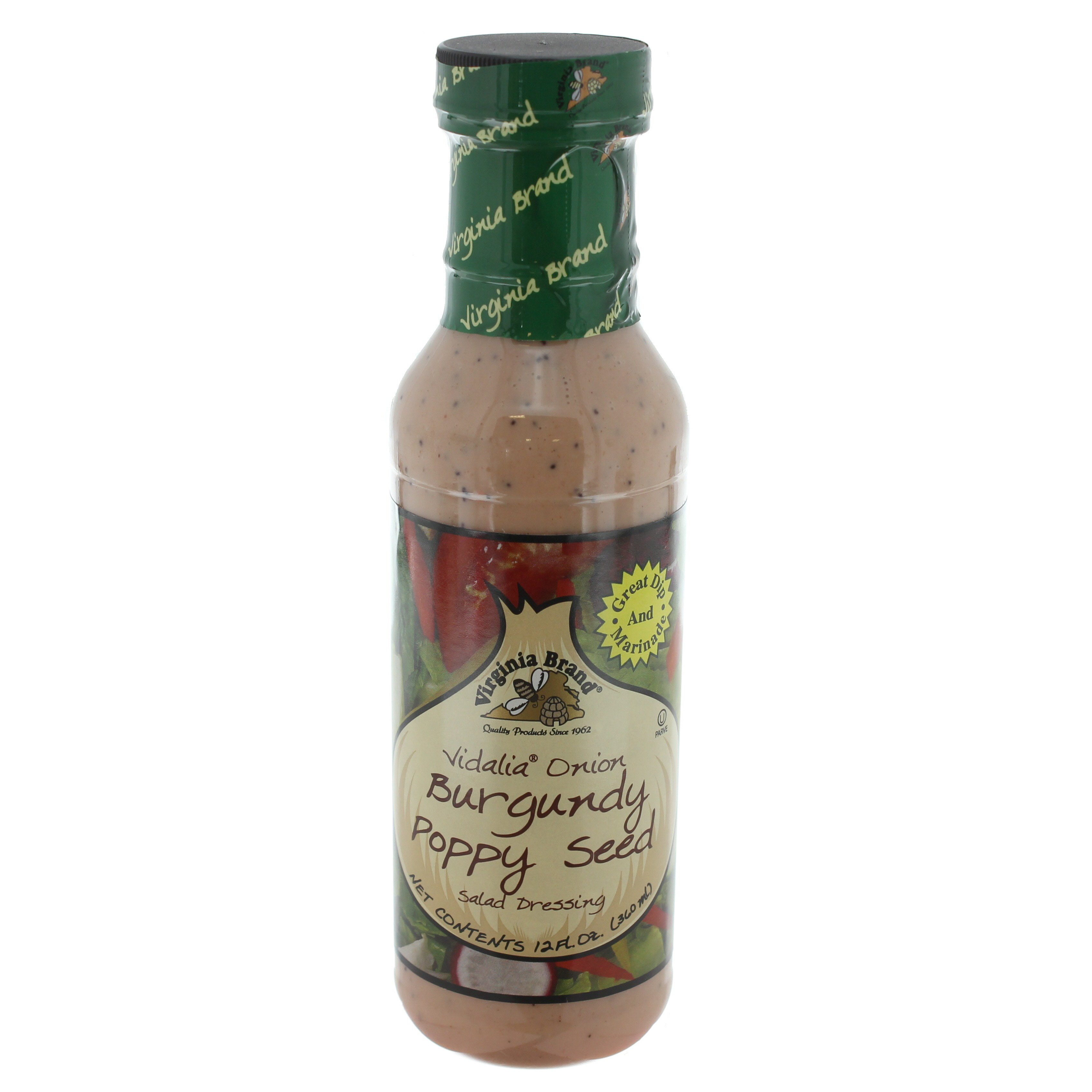 Virginia Brand Vidalia Onion Burgundy Poppy Seed Dressing - Shop Salad