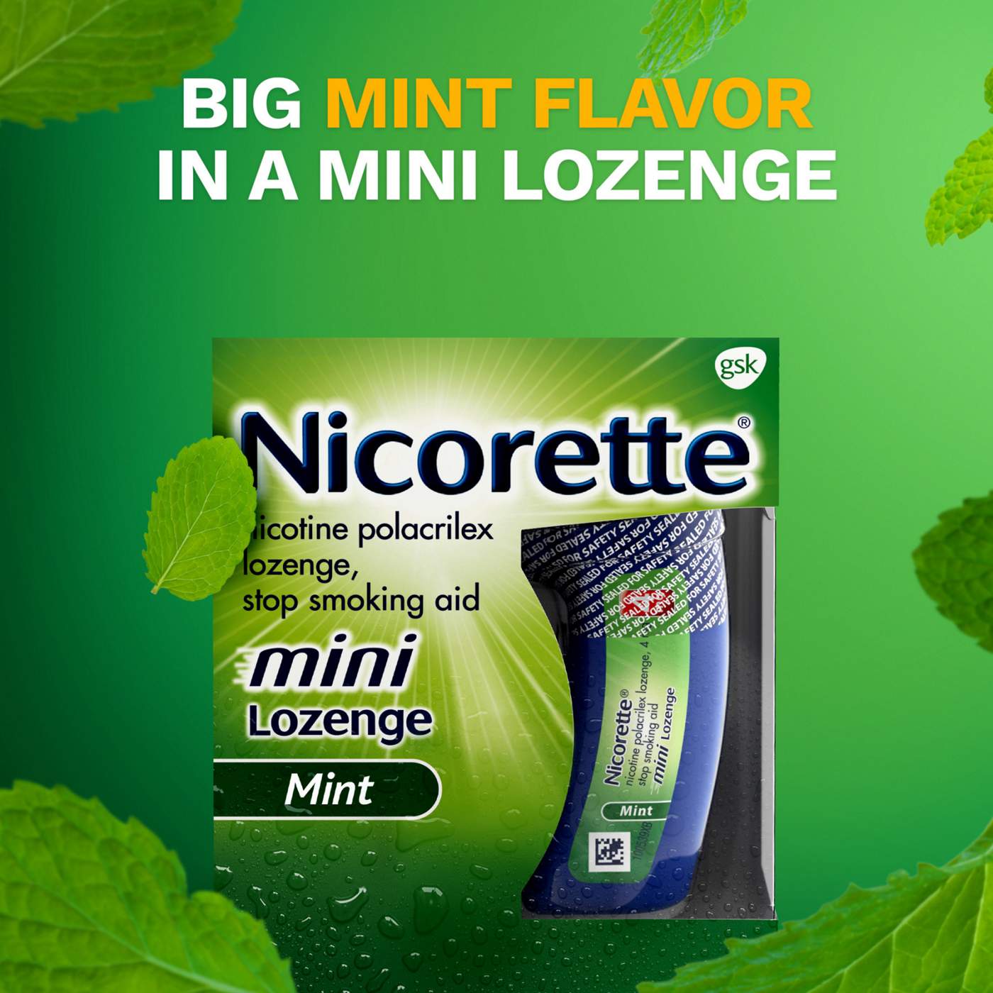 Nicorette Mini Lozenge Stop Smoking Aid - 4 mg; image 3 of 8
