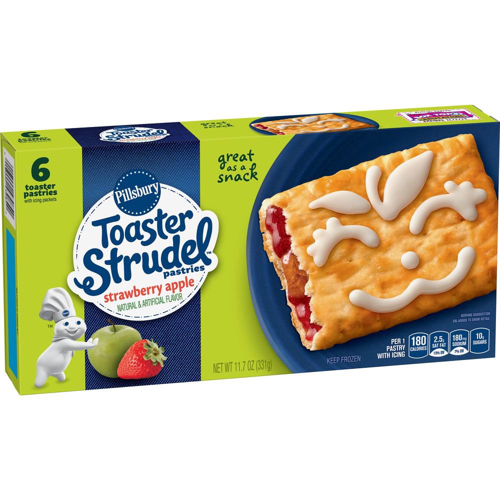Pillsbury Strawberry Apple Toaster Strudel Shop Desserts & Pastries