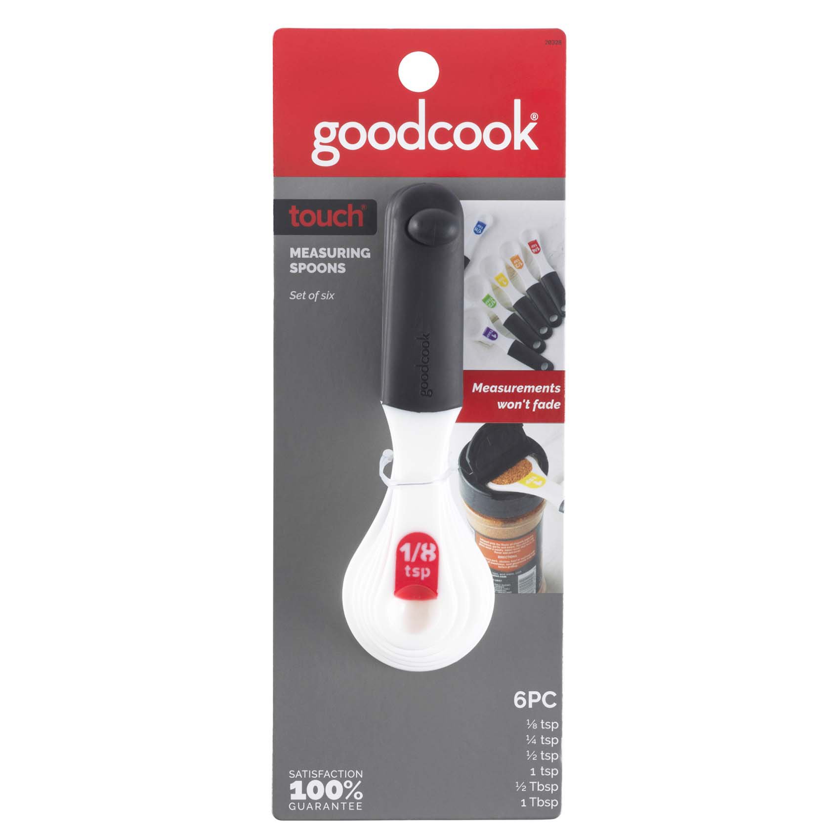 New GoodCook Pro Freshionals Multi-Colored Measuring Cups Scoops 