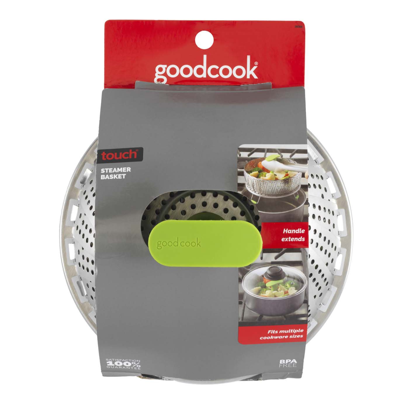 Good Cook Touch Stainless Steel Steamer Basket