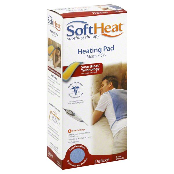 SoftHeat MaxHeat Standard Heating Pad - Shop Muscle & joint pain at H-E-B