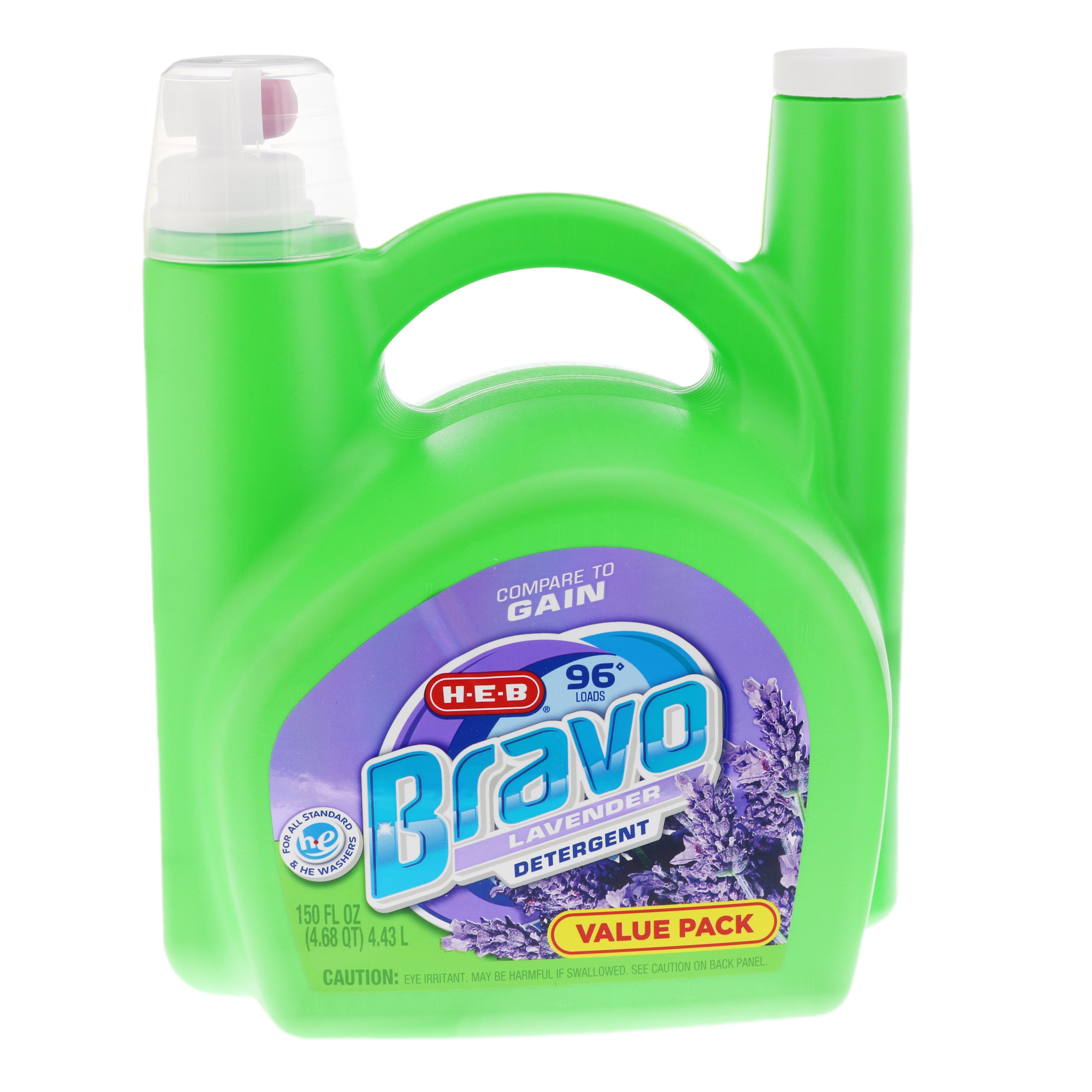 H-E-B Bravo Lavender Liquid Laundry Detergent 96 Loads Value Pack ...