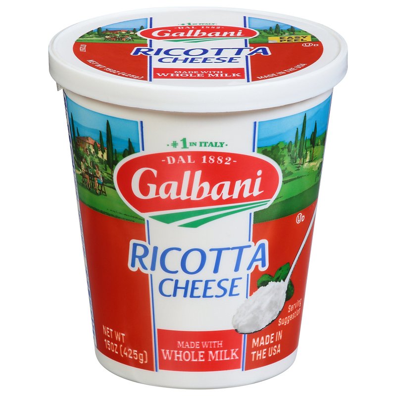 Galbani Sorrento Original Ricotta Cheese with Whole Milk - Shop Cheese ...