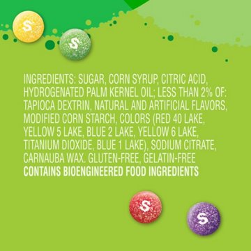 Skittles Sour Chewy Fruit Candy - Full Size, 1.8 oz