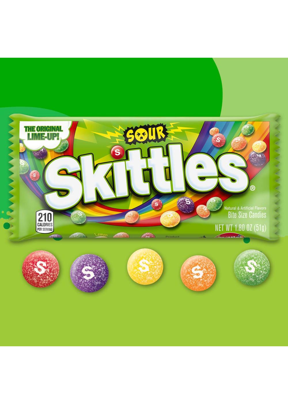 Skittles Sour Chewy Fruit Candy - Full Size; image 6 of 9
