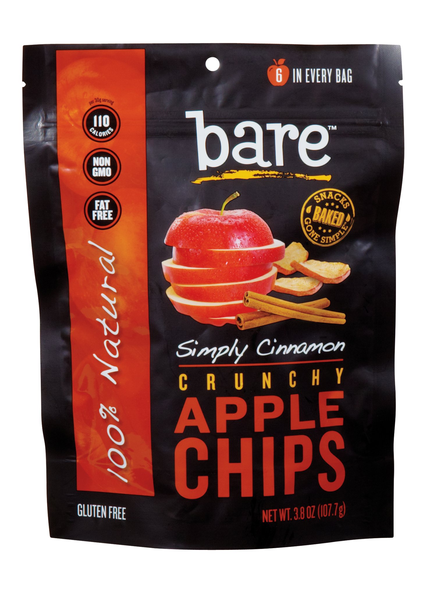 Bare Simply Cinnamon Crunchy Apple Chips Shop Apples at HEB