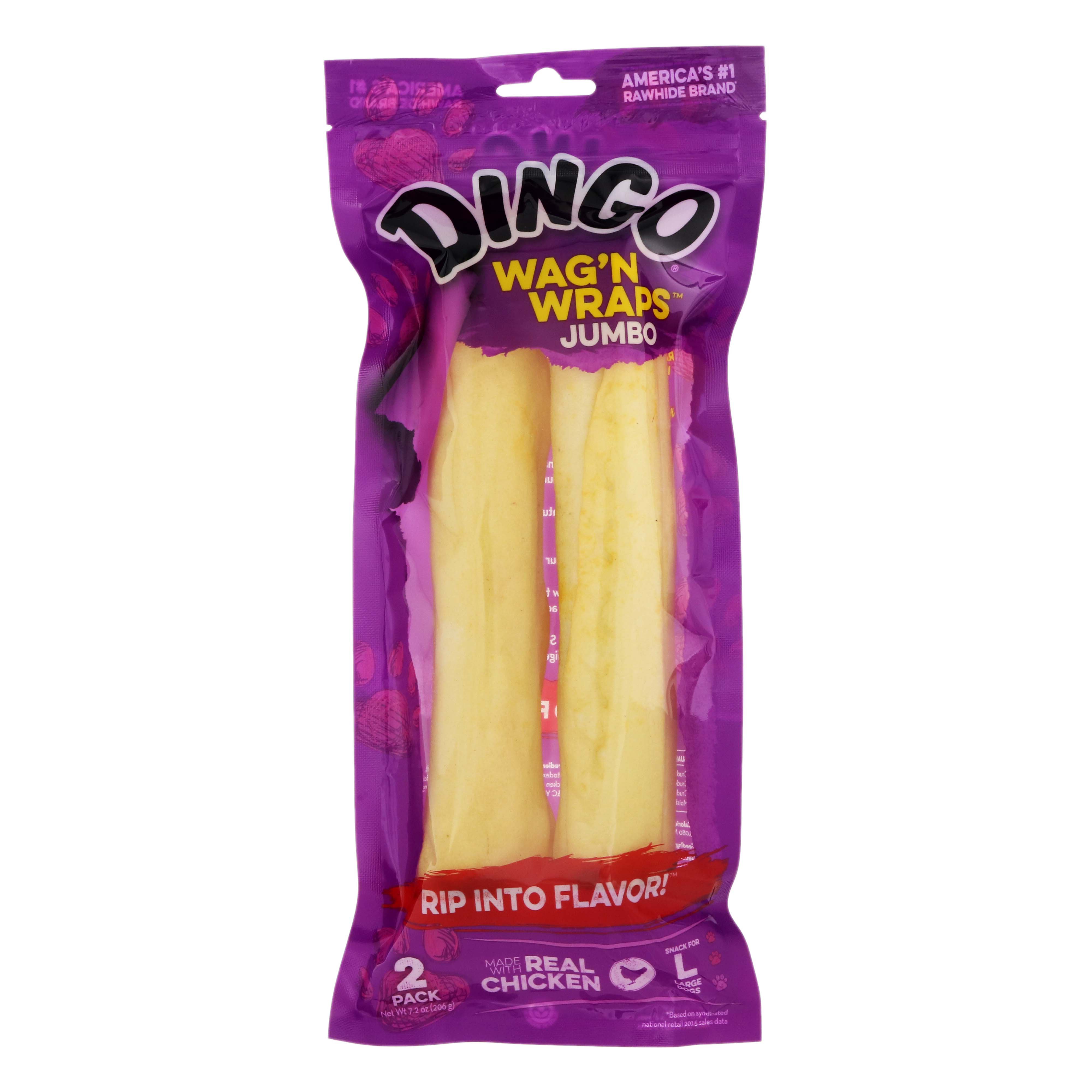 Dingo Wag N Wraps Chicken Jumbo Shop Dogs At H E B