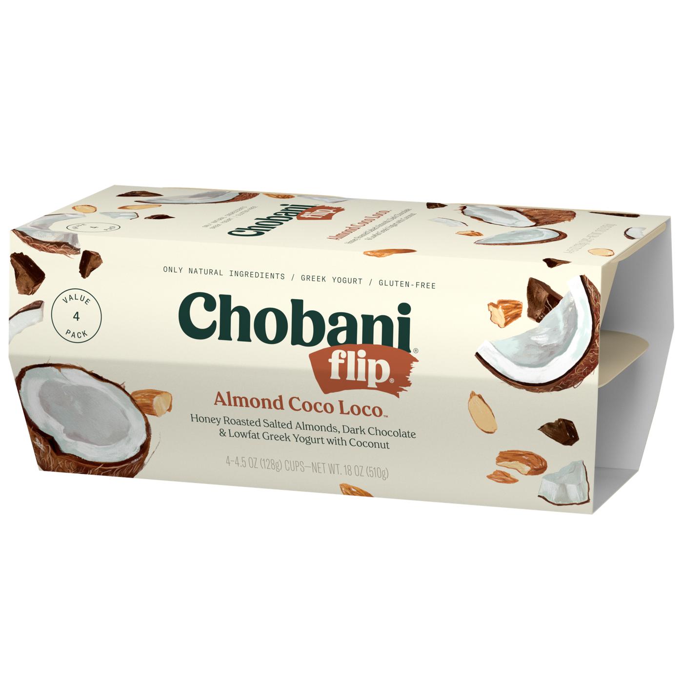 Chobani Flip LowFat Almond Coco Loco Greek Yogurt Shop Yogurt at HEB