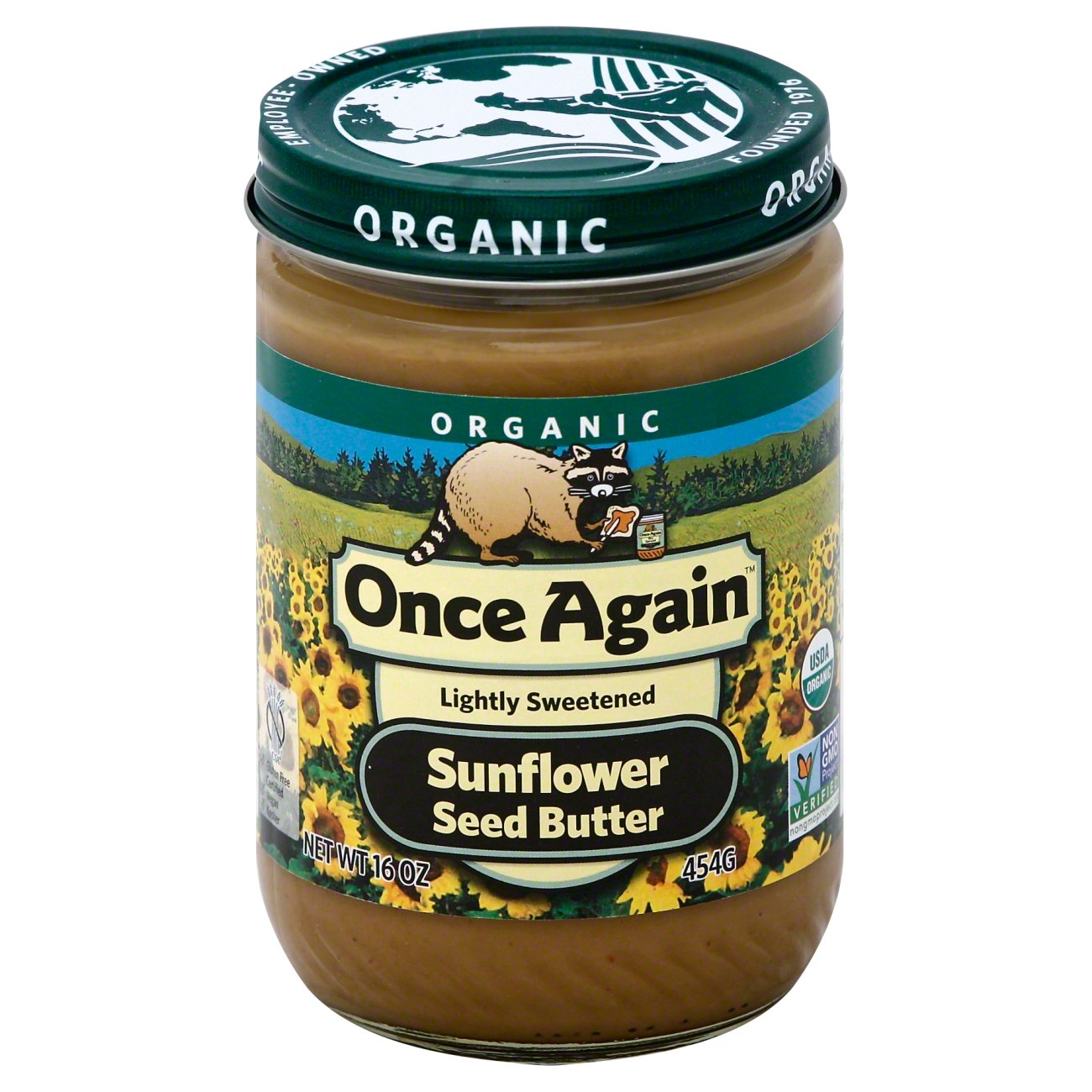 Once Again Sunflower Seed Butter Lightly Sweetened Shop Peanut Butter