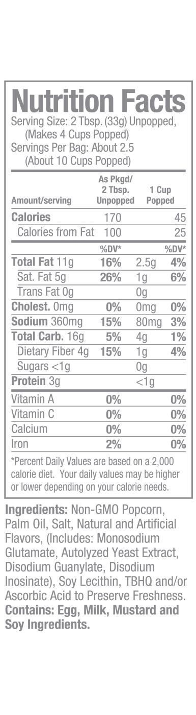 Jolly Time Microwaveable Cheddar Riffic Popcorn, White Cheddar; image 2 of 2