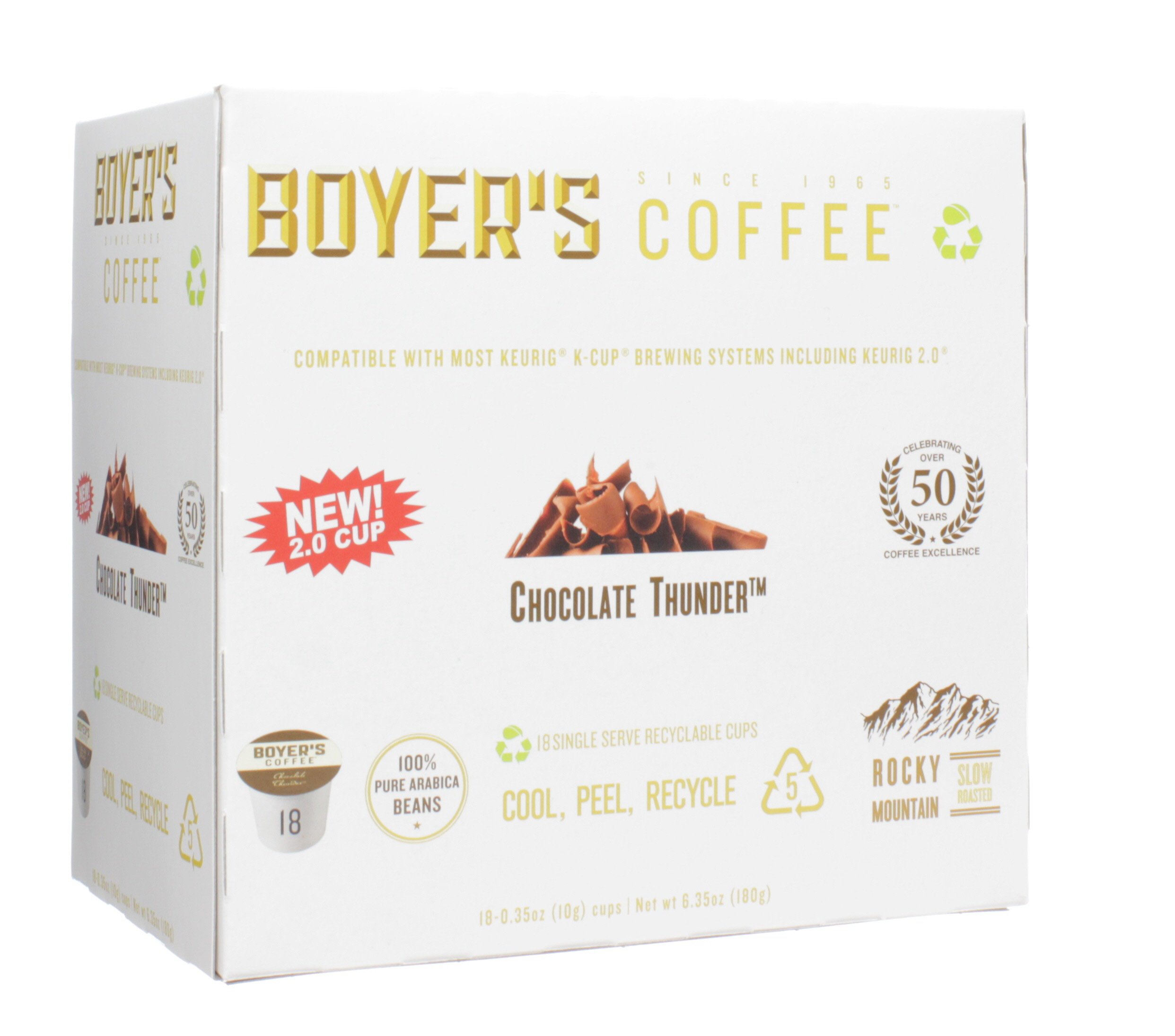 Boyer's Coffee Chocolate Thunder Single Serve 2.0 Cup Shop Coffee at