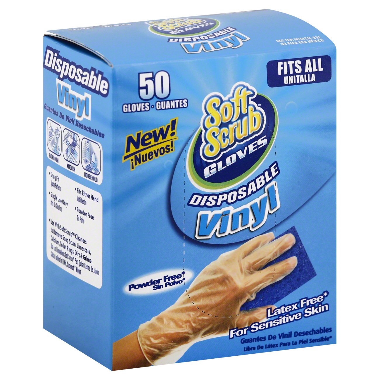 Soft Scrub Vinyl Disposable Gloves Shop Gloves at HEB