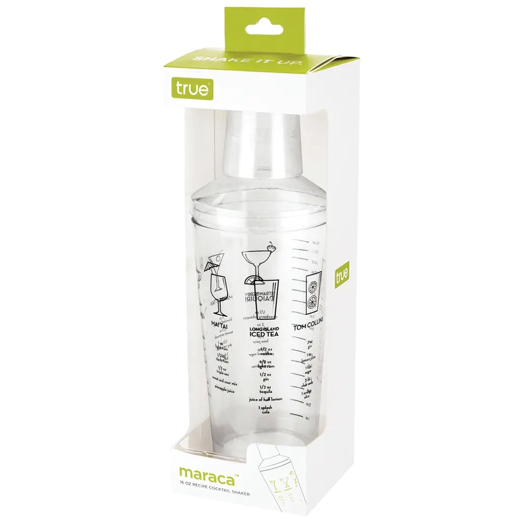 True Maraca Plastic Recipe Cocktail Shaker Shop Bar tools at HEB