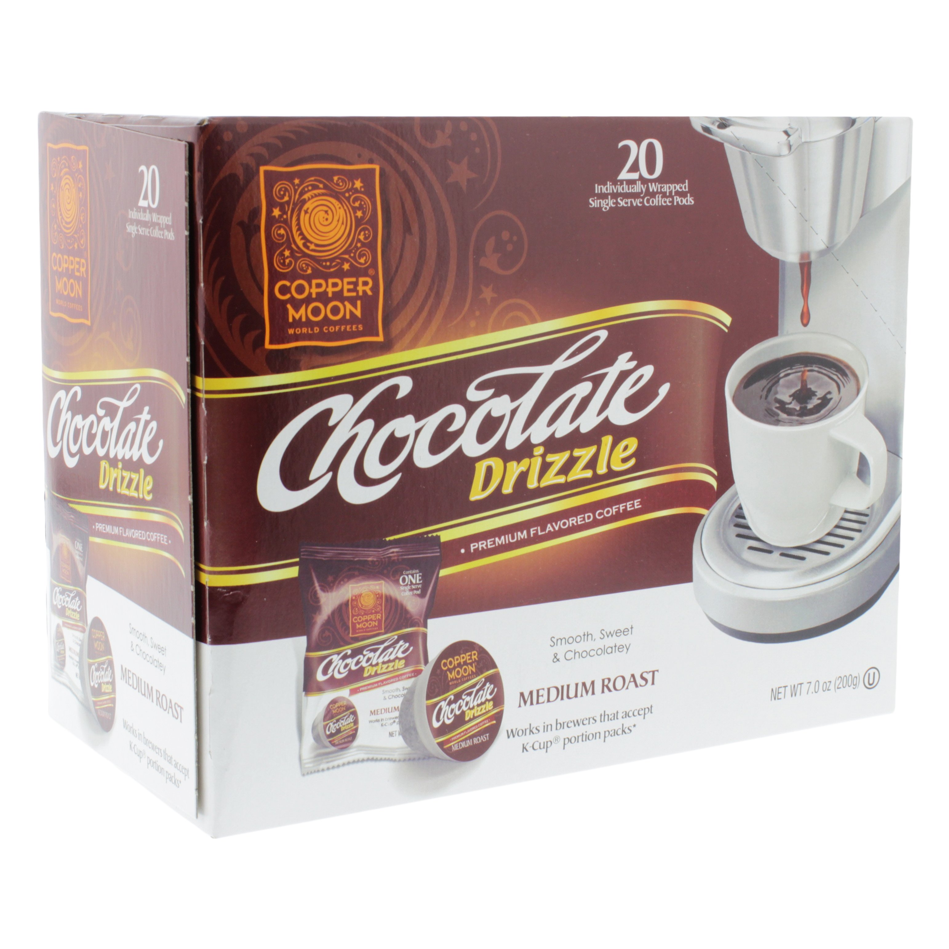Copper Moon Chocolate Drizzle Medium Roast Single Serve Coffee Pods Shop Coffee at HEB