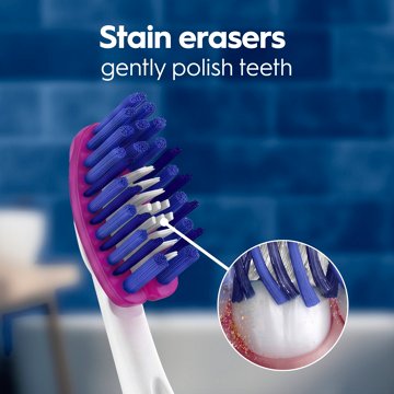 Oral-B Pro-Flex Stain Eraser Medium Toothbrushes, 2 ct