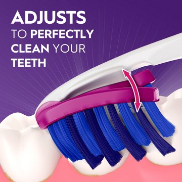 Oral-B Pro-Flex Stain Eraser Medium Toothbrushes, 2 ct