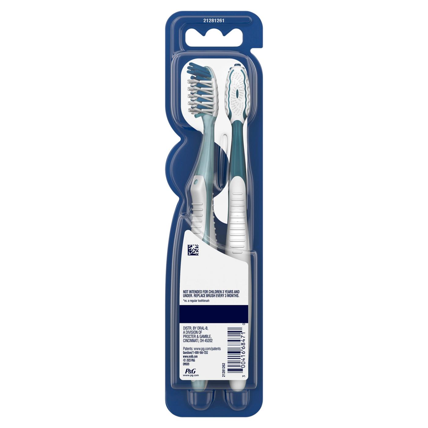 Oral-B CrossAction All In One Toothbrushes - Deep Plaque Removal, Medium; image 6 of 8