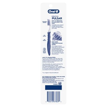 Oral-B Pulsar Expert Clean Battery Soft Toothbrushes, 2 ct