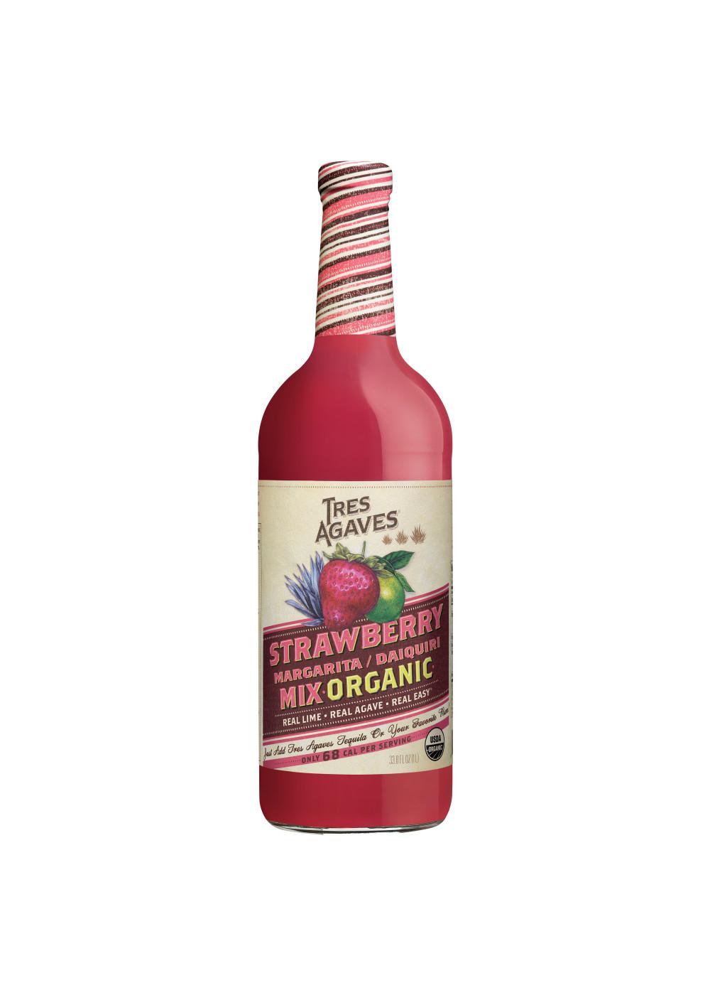 Tres Agaves Strawberry Margarita Mix; image 1 of 4