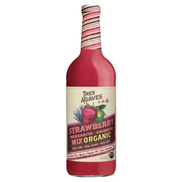 Tres Agaves Strawberry Margarita Mix, 33.8 oz
