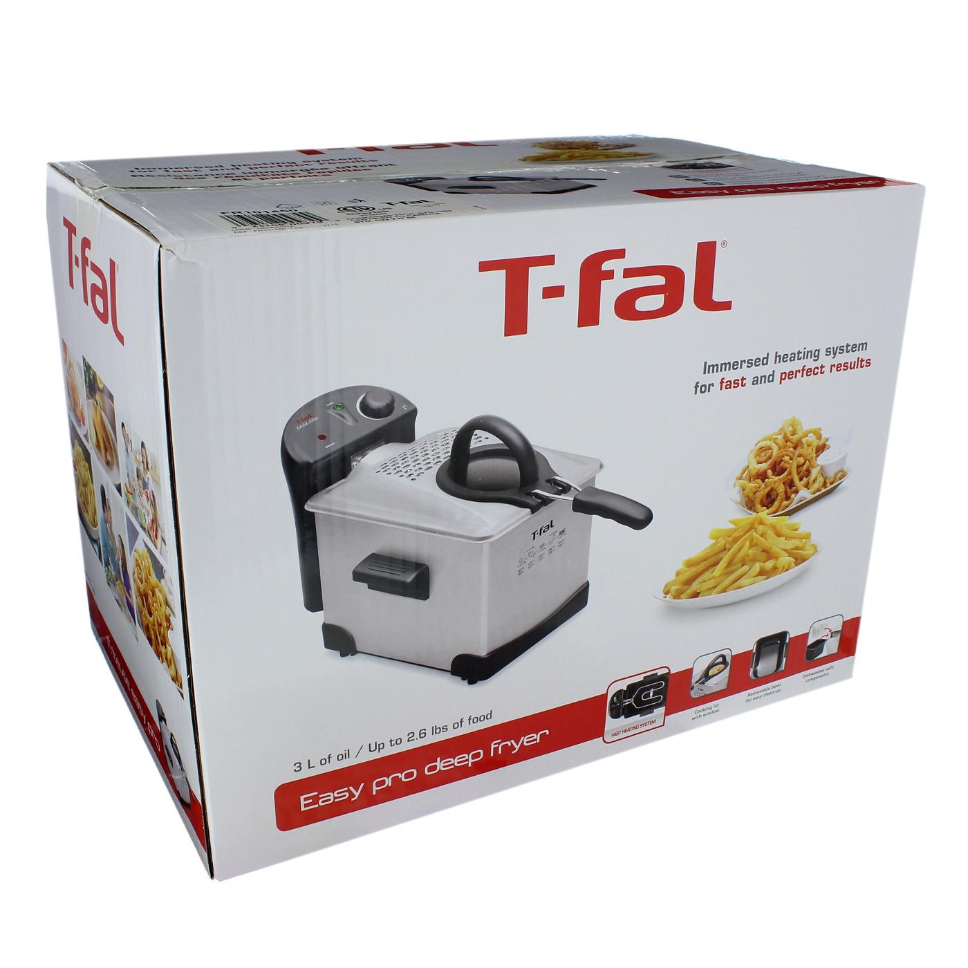 Tfal Easy Pro Stainless Steel Deep Fryer Shop Cookers & Roasters at