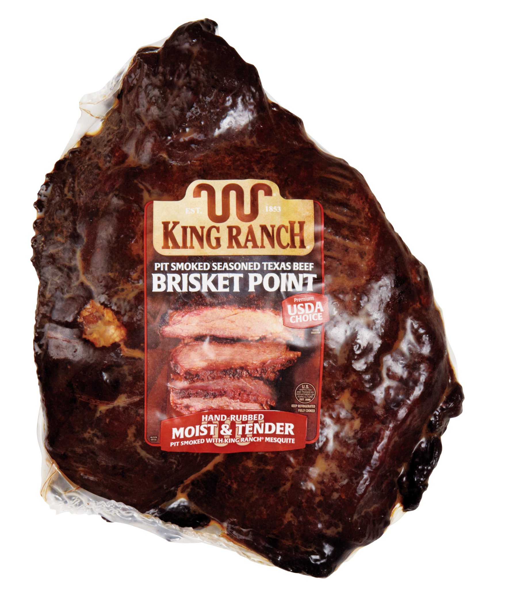 King Ranch Pit Smoke Seasoned Texas Beef Brisket Point | Central Market ...
