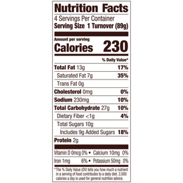 Pepperidge Farm Frozen Cherry Turnovers Pastries, 4 ct