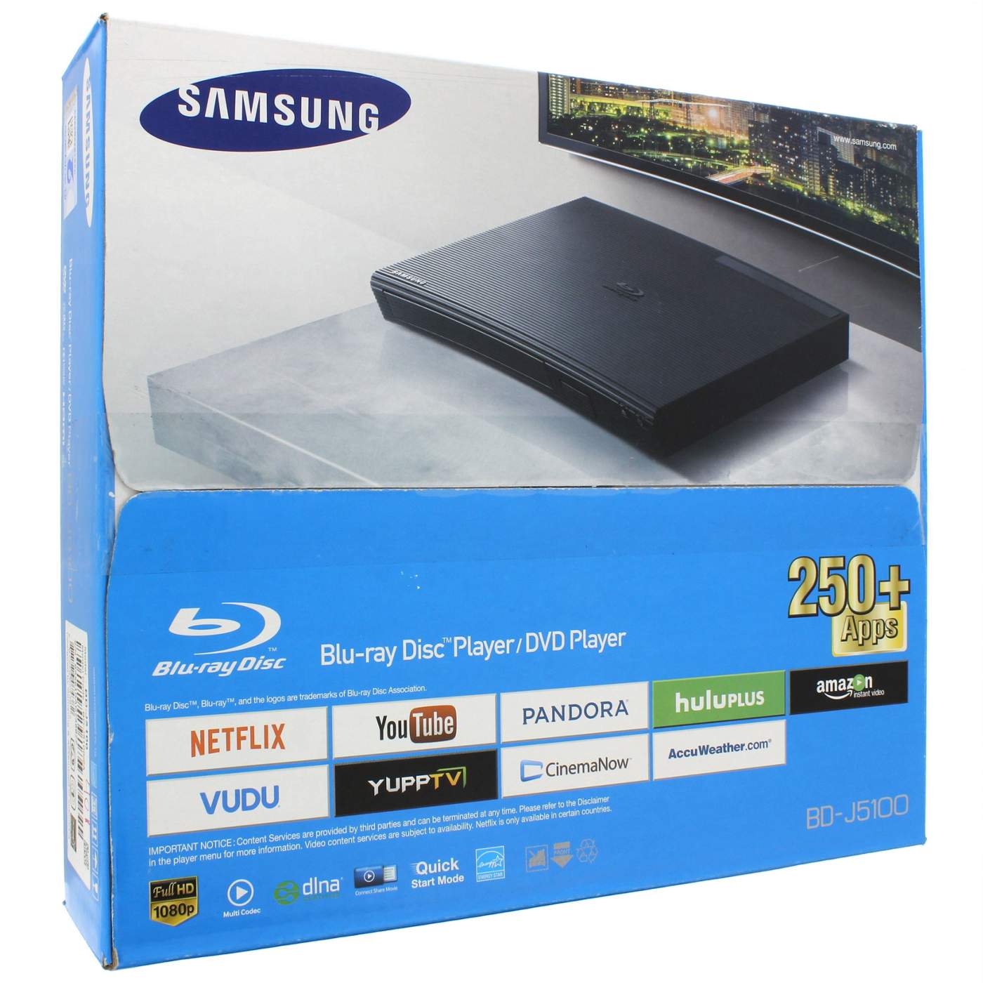 Samsung Blu-ray Player with Streaming Capability; image 1 of 2