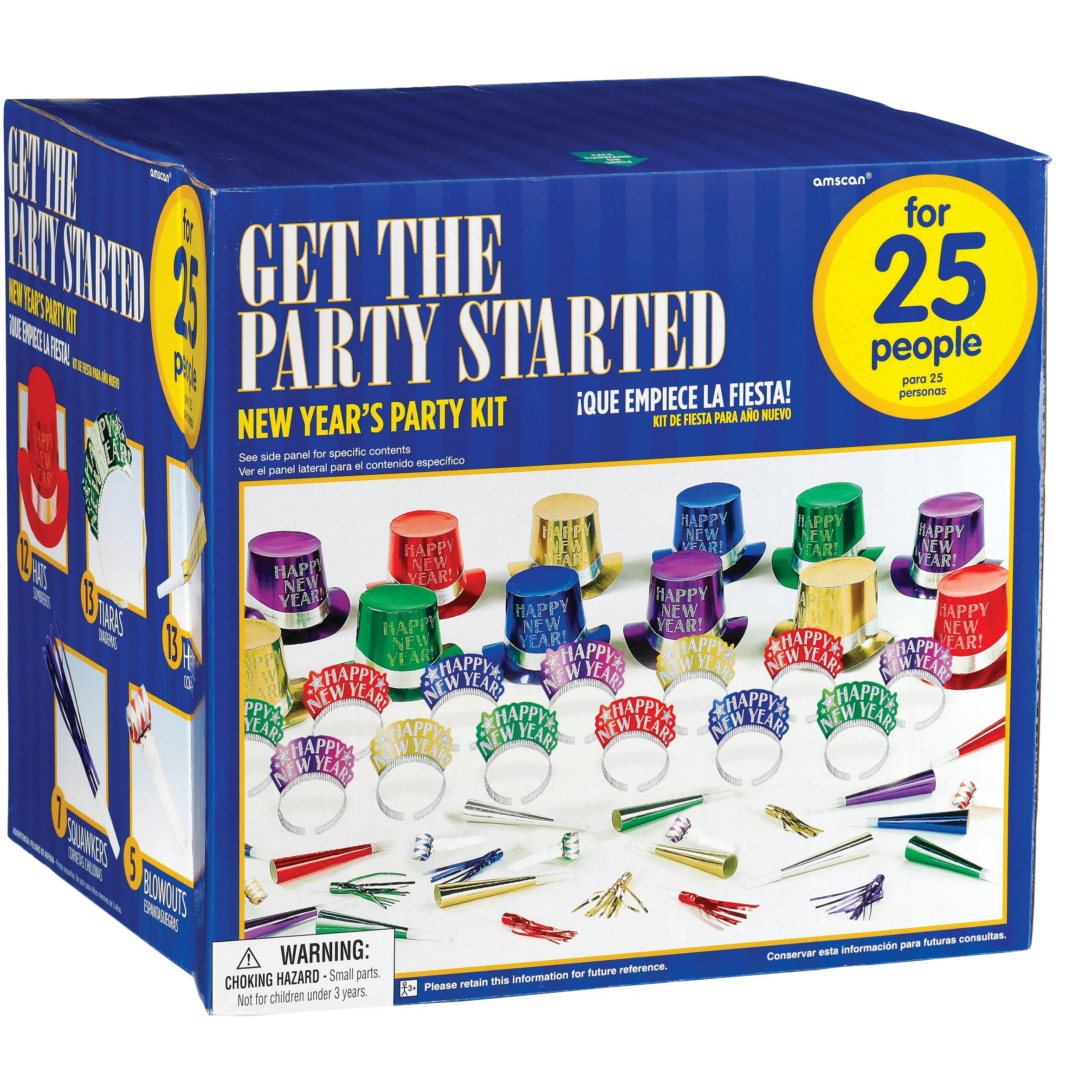 Amscan New Years Party Kit Multi Shop Party Supplies at HEB