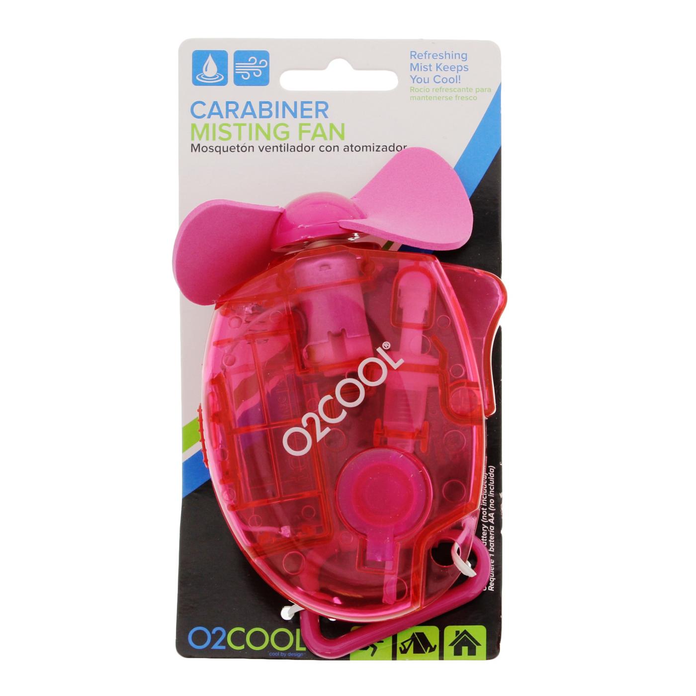 02COOL Carabiner Misting Fan, Assorted Colors; image 2 of 4