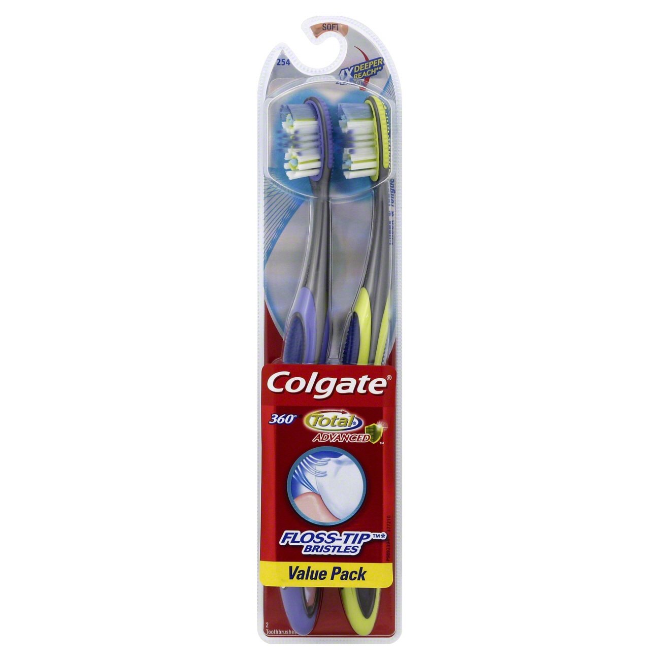 Colgate 360 Degree Total Advanced Tip Full Head Soft Toothbrush Shop