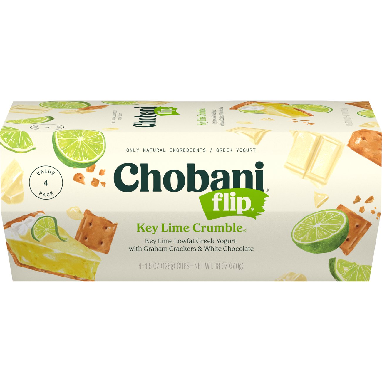 Chobani Flip Low Fat Key Lime Crumble Greek Yogurt Shop Yogurt At H E B