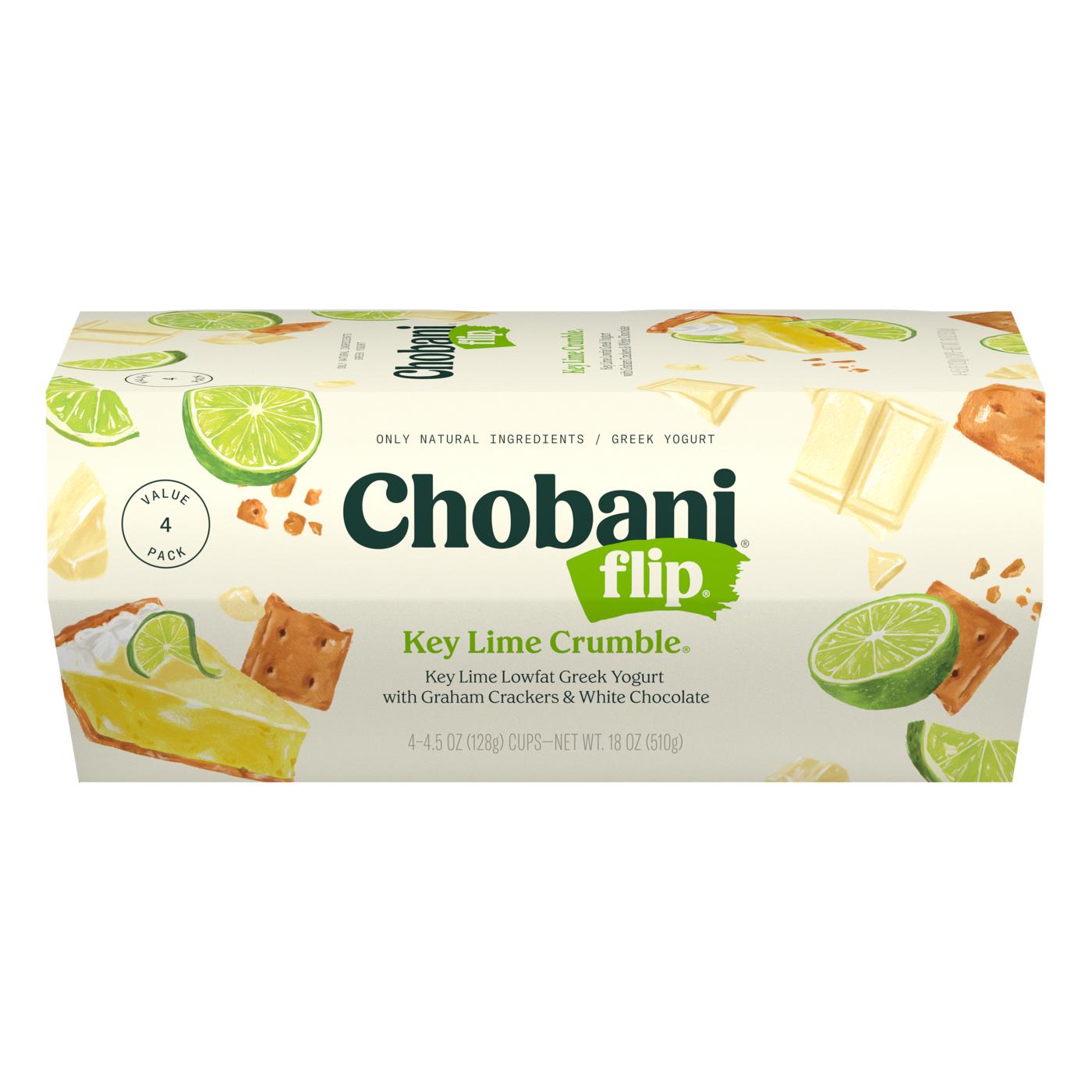 Chobani Flip Low-Fat Key Lime Crumble Greek Yogurt; image 1 of 3