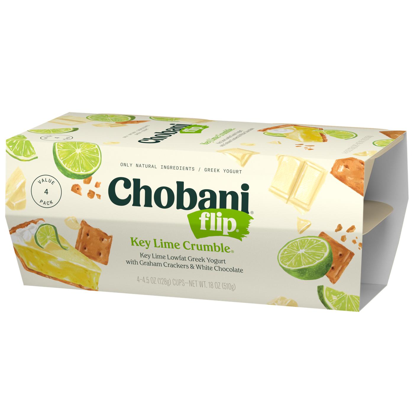 Chobani Flip Low-Fat Key Lime Crumble Greek Yogurt; image 2 of 6