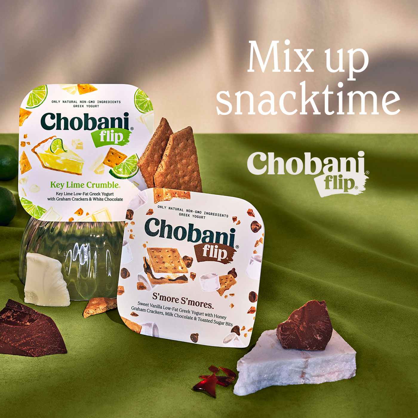 Chobani Flip Low-Fat Key Lime Crumble Greek Yogurt; image 2 of 3