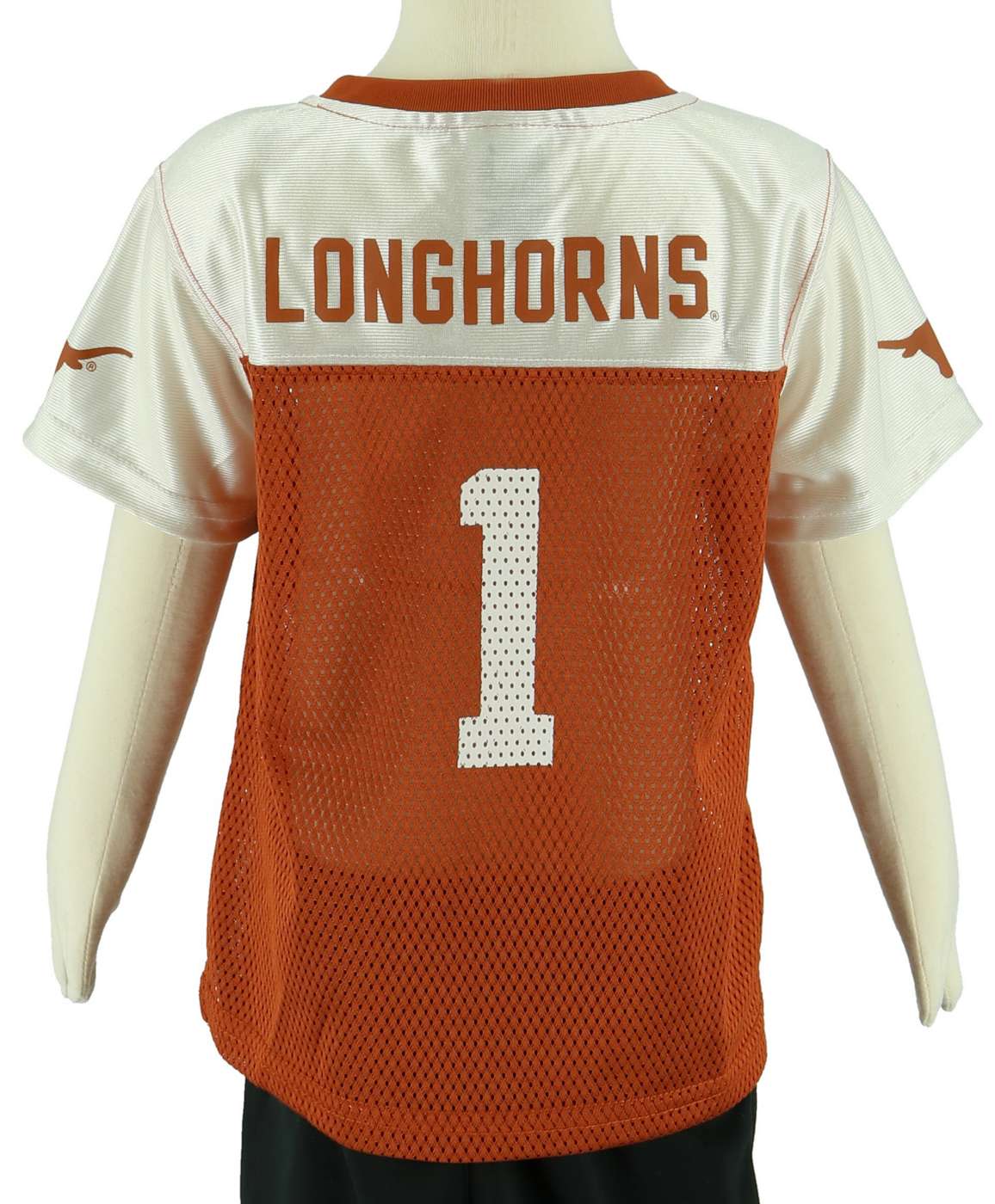 University of Texas Toddlers' Replica Burnt Orange #1 Jersey; image 2 of 2