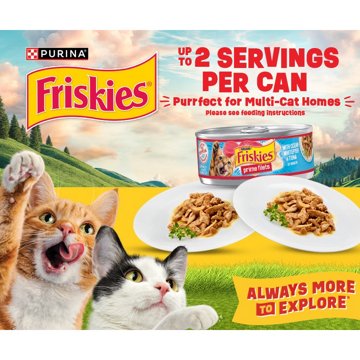 Friskies Purina Wet Cat Food Variety Pack - Poultry Pate Favorites