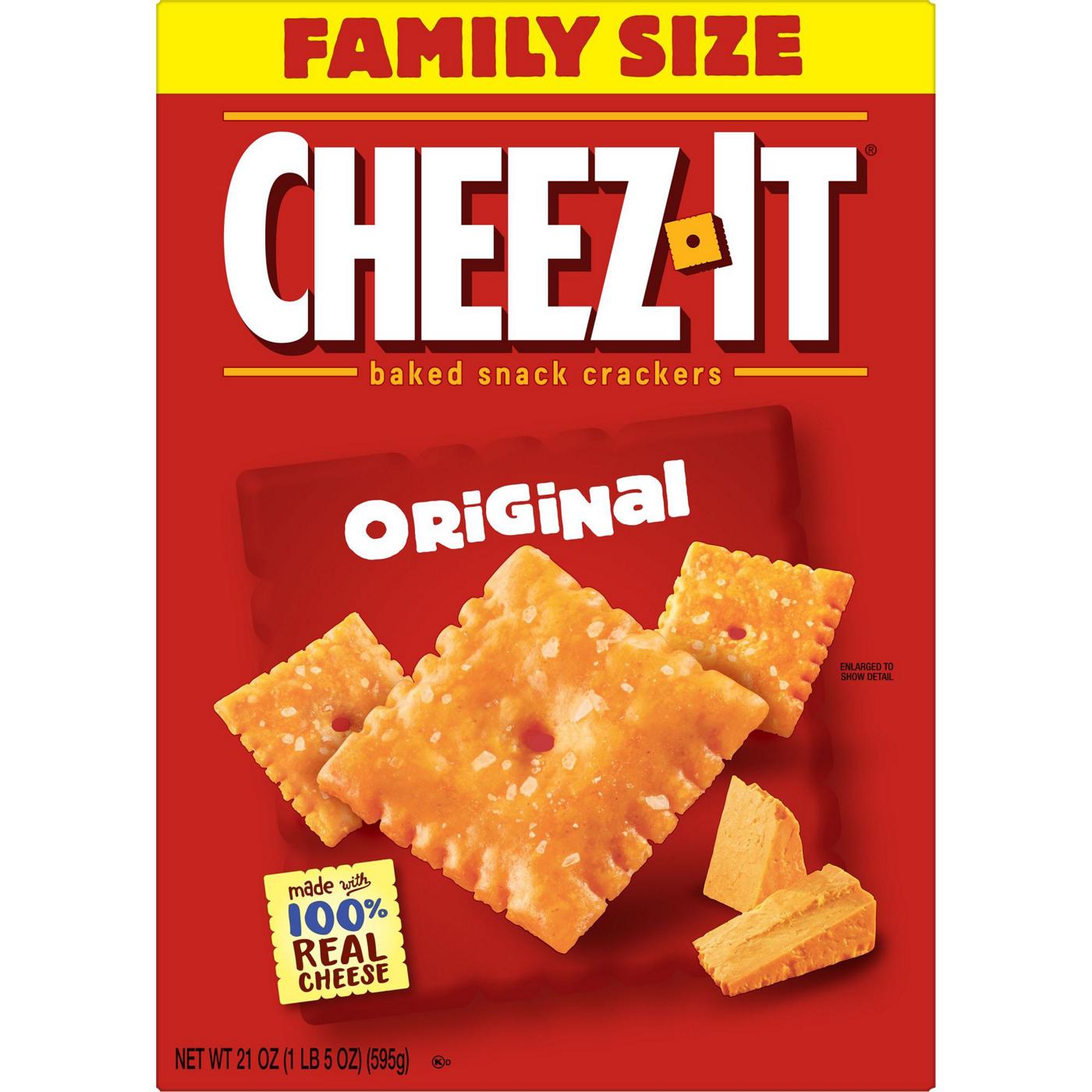 Cheez-It Original Cheese Crackers; image 1 of 6