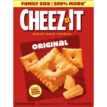 Cheez-It Original Cheese Crackers, 21 oz