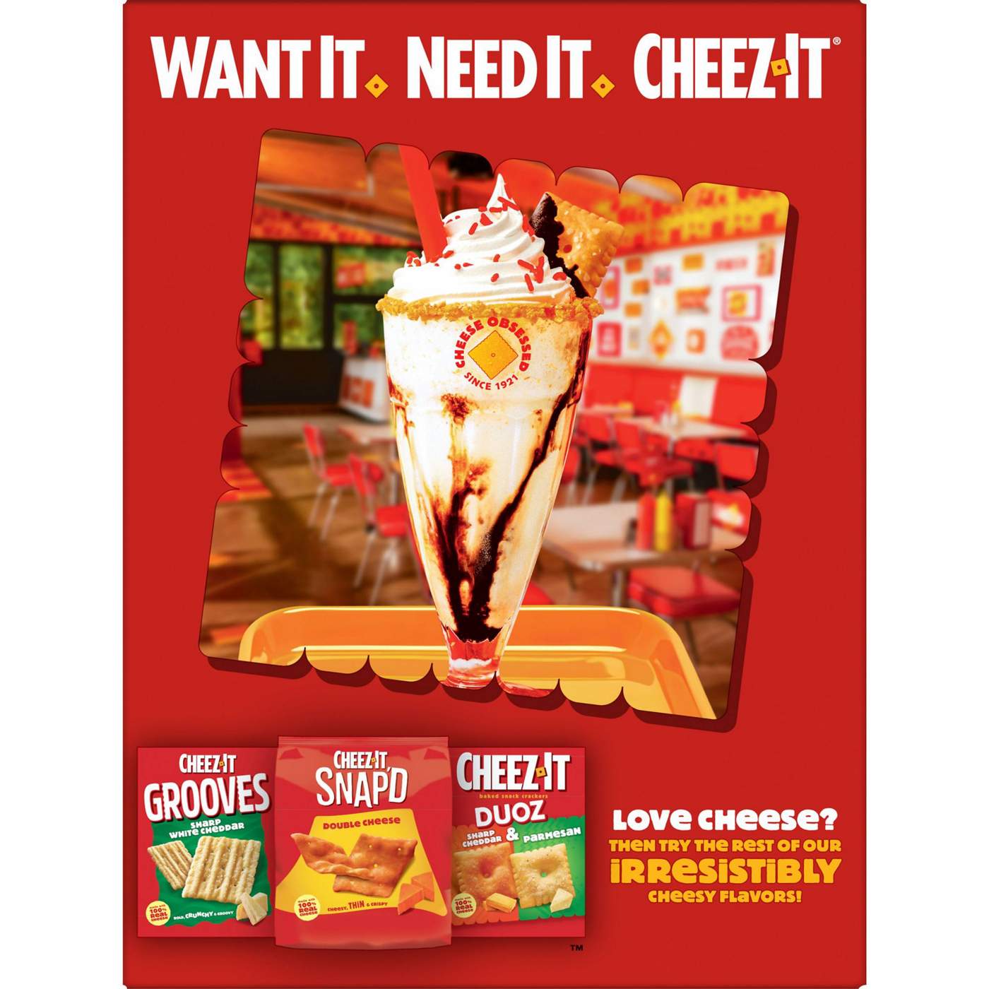 Cheez-It Original Cheese Crackers; image 2 of 6