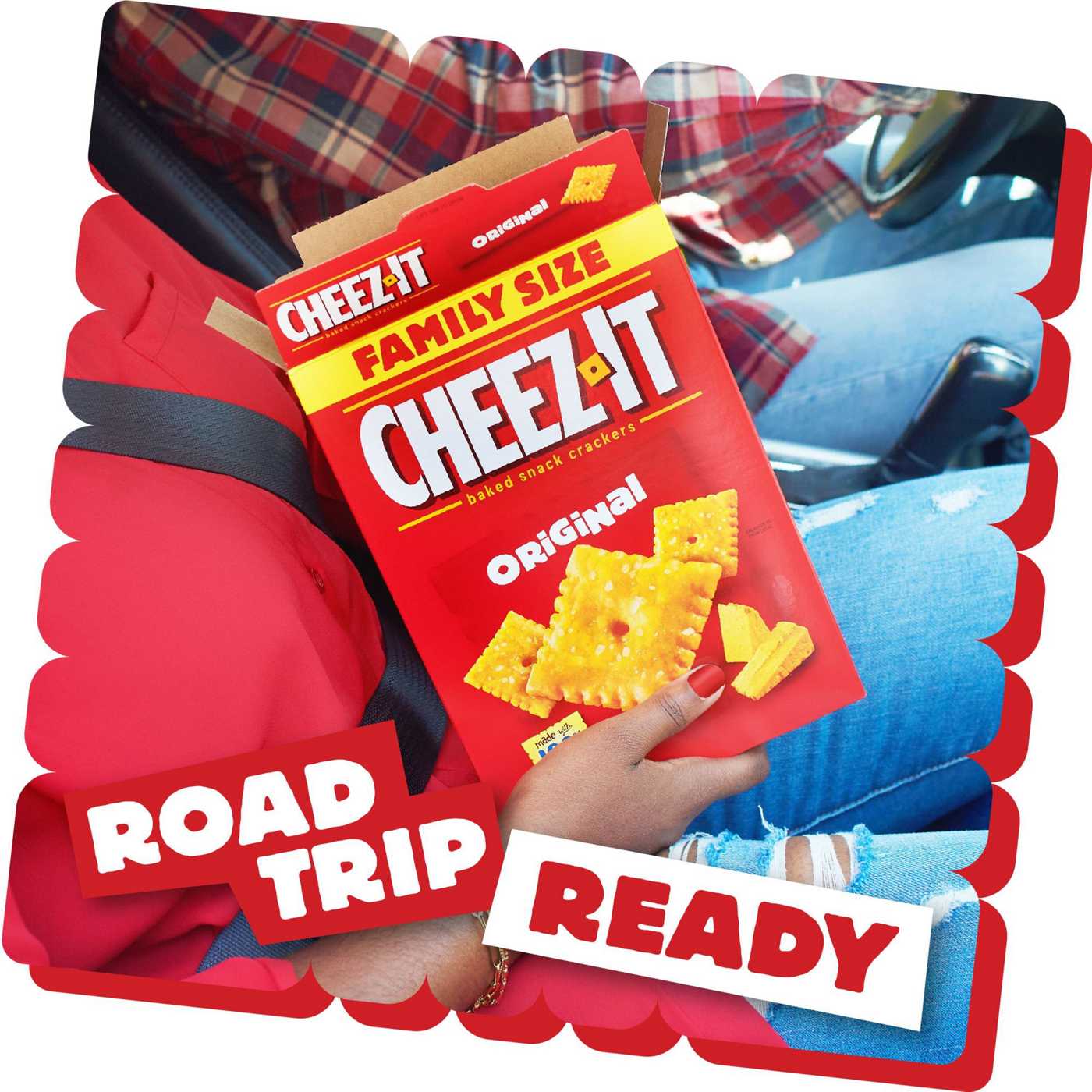 Cheez-It Original Cheese Crackers; image 3 of 6