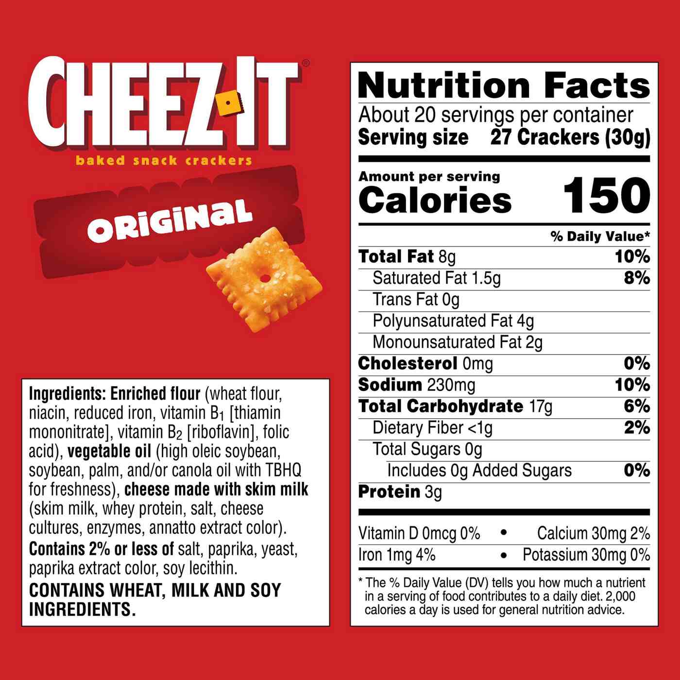 Cheez-It Original Cheese Crackers; image 6 of 7