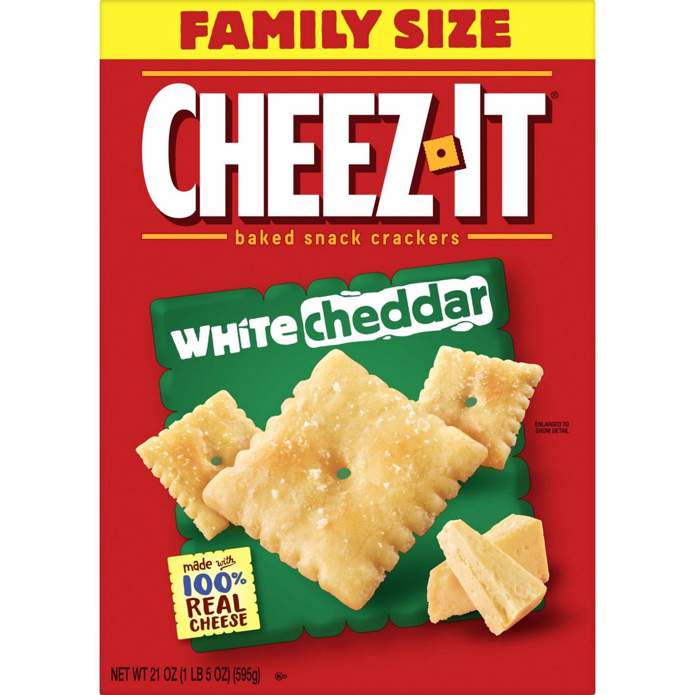 Cheez-It White Cheddar Cheese Crackers; image 1 of 5
