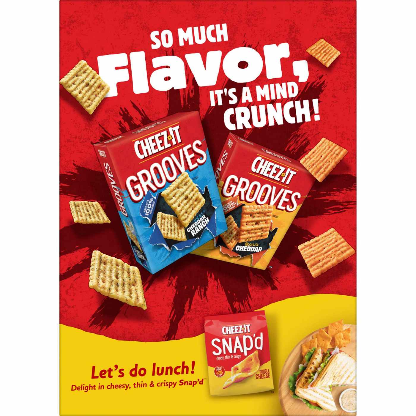 Cheez-It White Cheddar Cheese Crackers; image 4 of 5