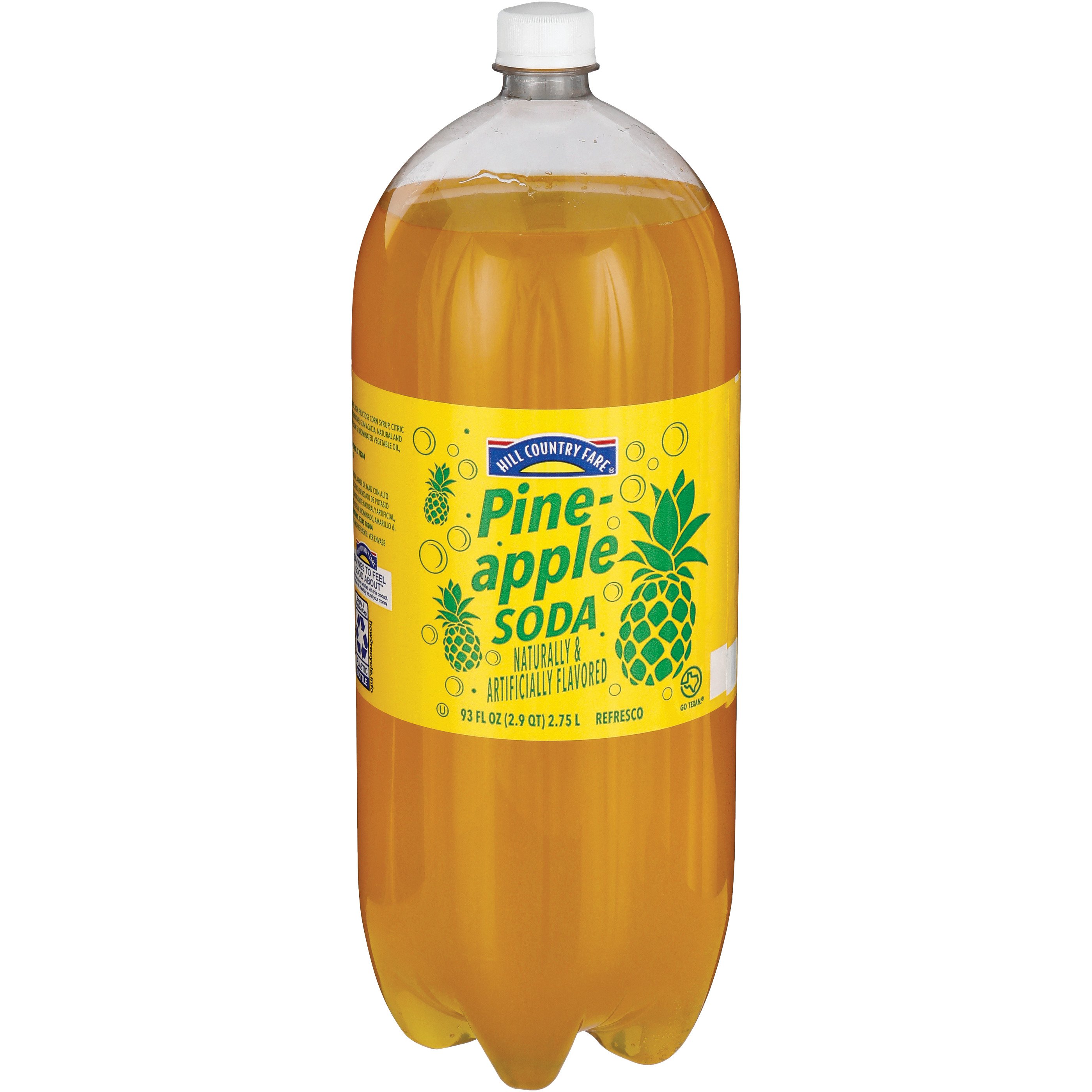 Hill Country Fare Pineapple Soda - Shop Soda At H-E-B