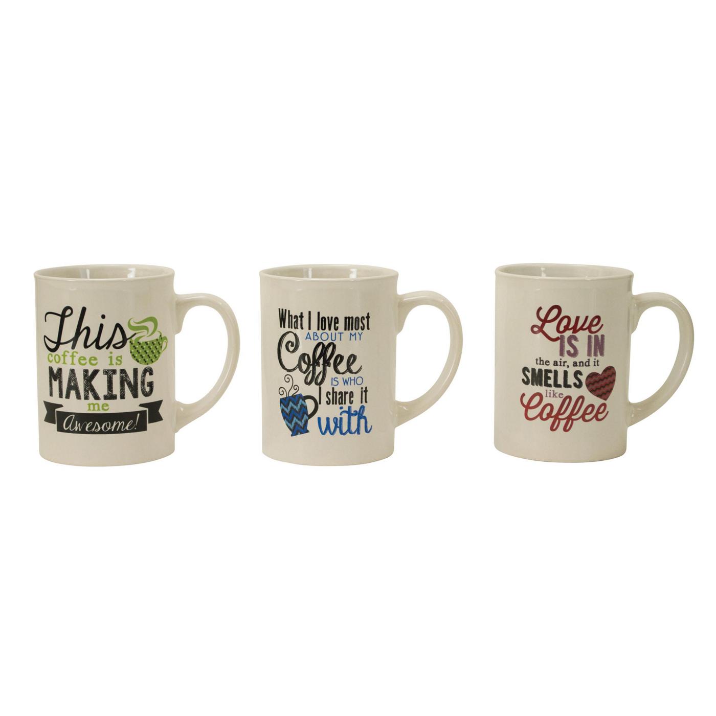 Boston Warehouse Colossal Cups 25oz Coffee Mug, Assorted Designs; image 1 of 2