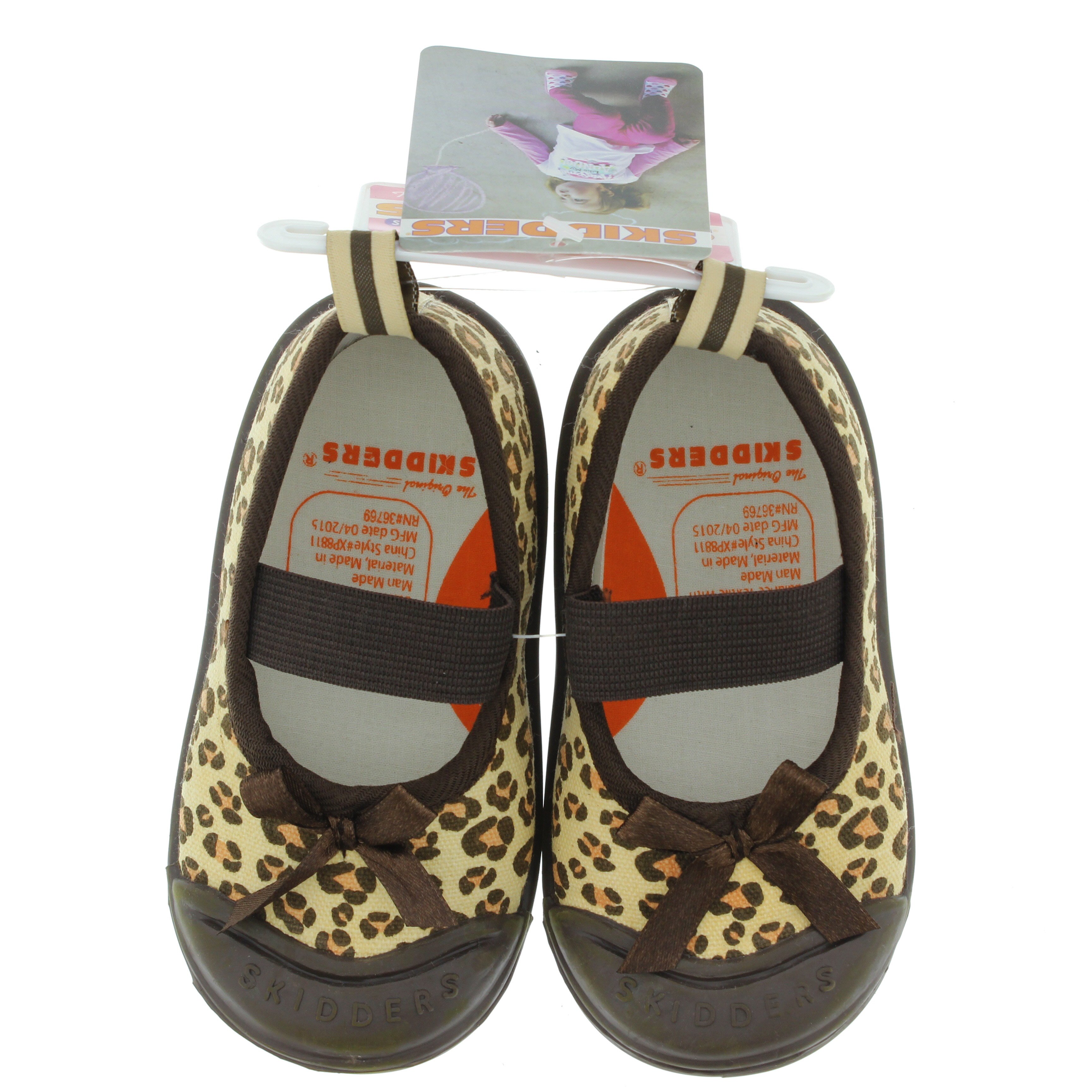 Skidders Girls Canvas Animal Print Mary Janes Shop Shoes at H-E-B